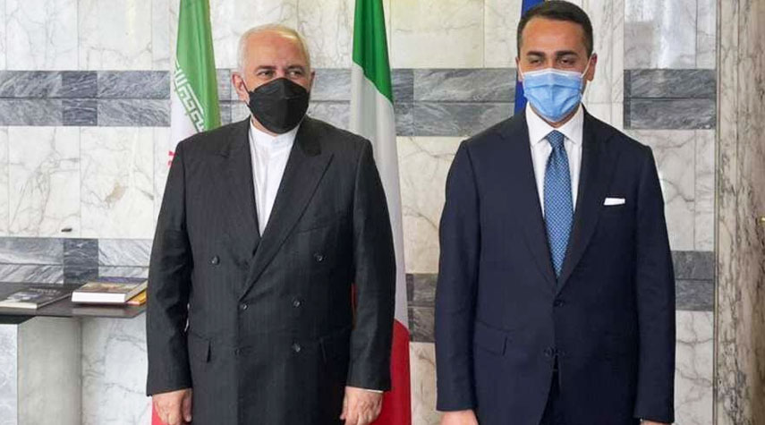 وزير الخارجية الايراني يلتقي نظيره الايطالي في روما