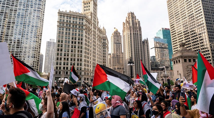 أكاديميون وطلبة أمريكيون يدعمون النضال الفلسطيني وينددون بعنصرية الاحتلال