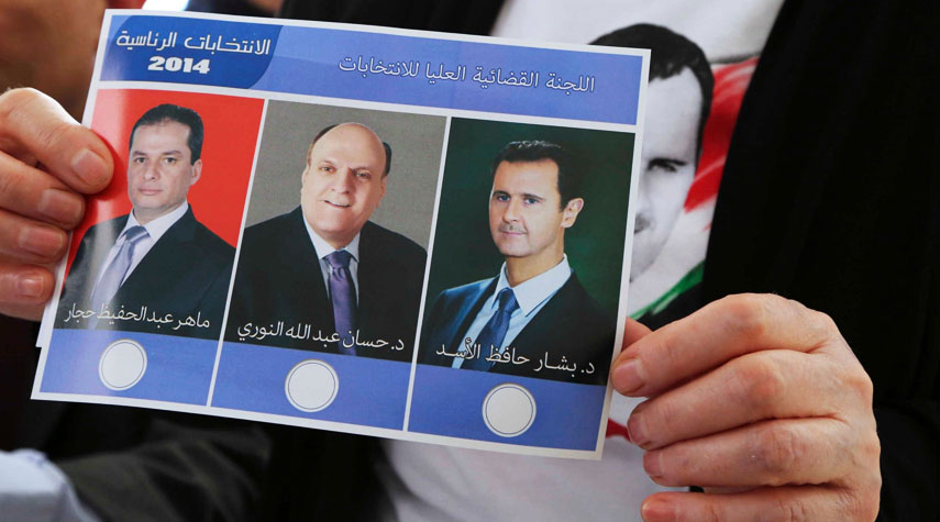 فتح مراكز الاقتراع العام في الانتخابات الرئاسية في سوريا