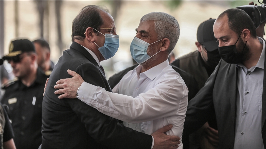 رئيس المخابرات المصرية يصل غزة ويلتقي السنوار