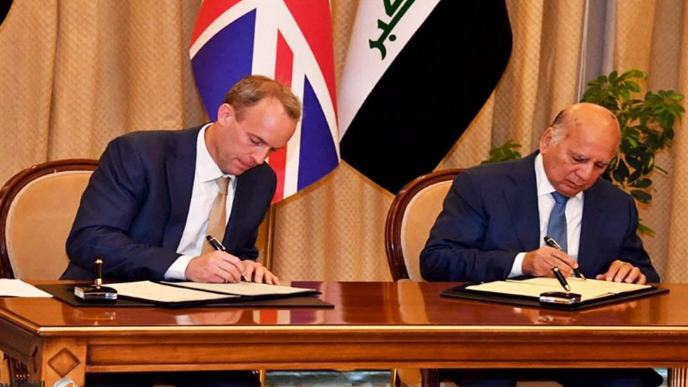 الخارجية البريطانية توقع مذكرة تفاهم مع العراق