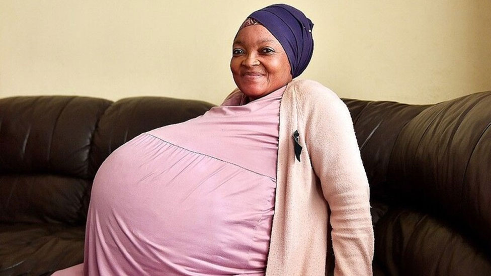 10 توائم انجبتهم امرأة في جنوب إفريقيا
