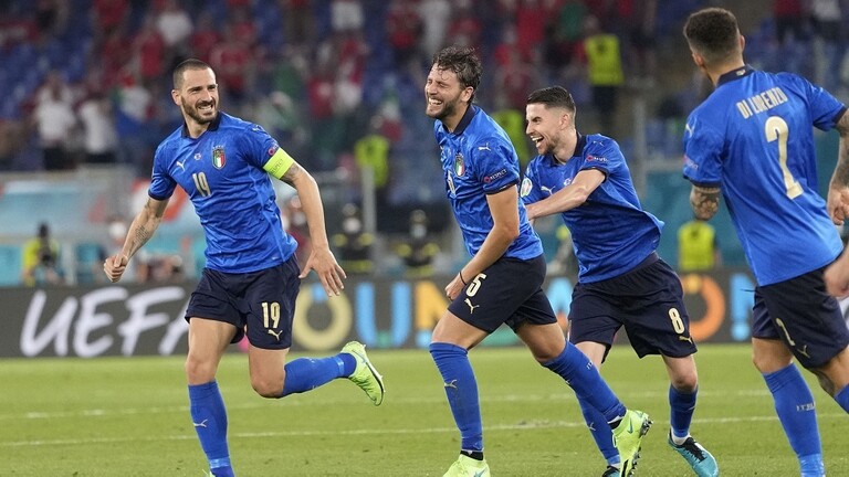 إيطاليا أول المتأهلين لدور الـ16 لكأس يورو 2020