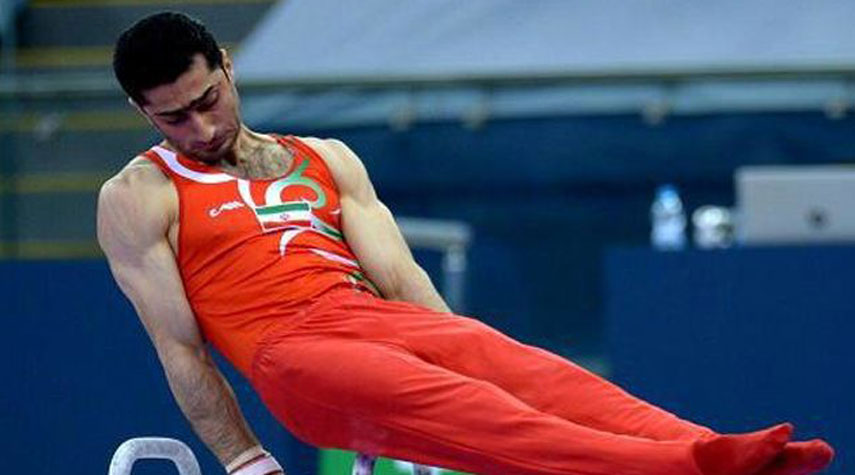 رياضي ايراني يفوز بالمركز الاول في بطولة العالم للجمباز في قطر