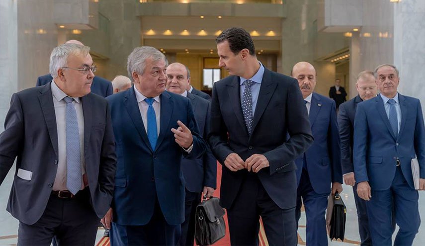 الرئيس السوري يبحث التعاون مع روسيا ومسار أستانا ولجنة الدستور