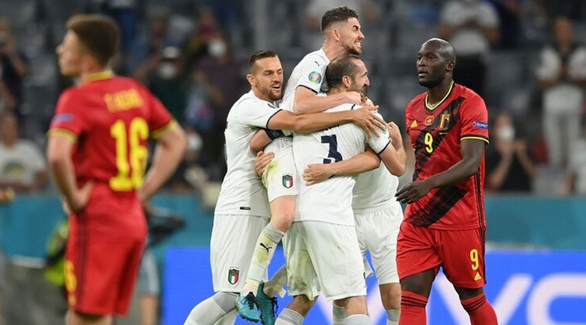 إيطاليا تقصي بلجيكا وتضرب موعداً نارياً مع إسبانيا في نصف نهائي أمم أوروبا