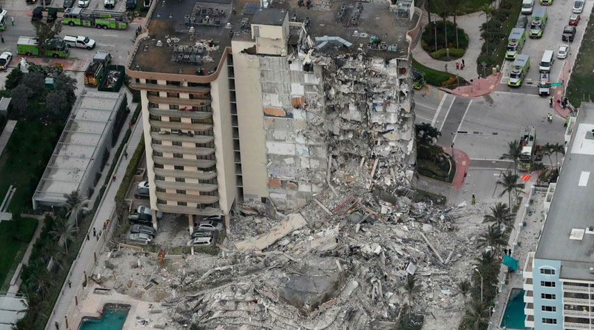 ارتفاع حصيلة انهيار مبنى بفلوريدا إلى 22 قتيلاً وصدور قرار بهدمه