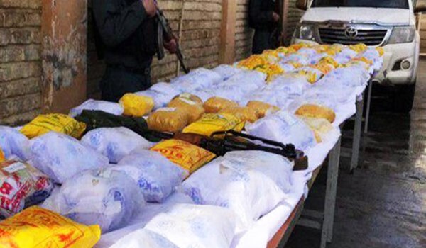 ضبط اكثر من طن من المخدرات جنوب شرق ايران