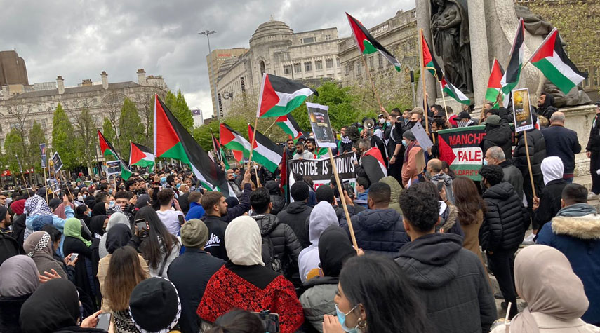 تظاهرات في بريطانيا تطالب بوقف الدعم العسكري للصهاينة