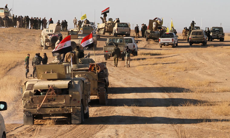 العراق..الحشد الشعبي يعثر على نفق ومضافات لداعش في الموصل