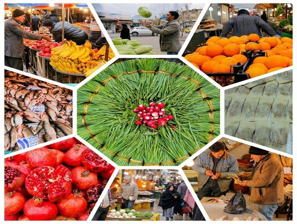 بالصور من ايران... سوق رشت في محافظة جيلان