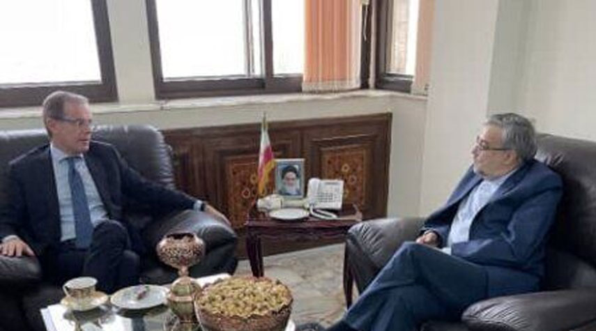 القائم بالأعمال الايراني يجري مباحثات مع السفير الايطالي في أبوظبي
