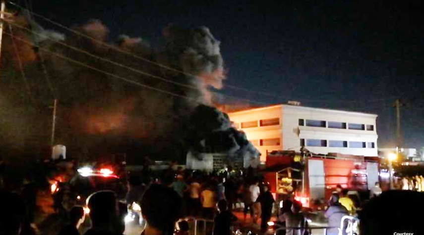 العراق... مصرع 52 شخصاً في حريق بمستشفى مرضى كورونا