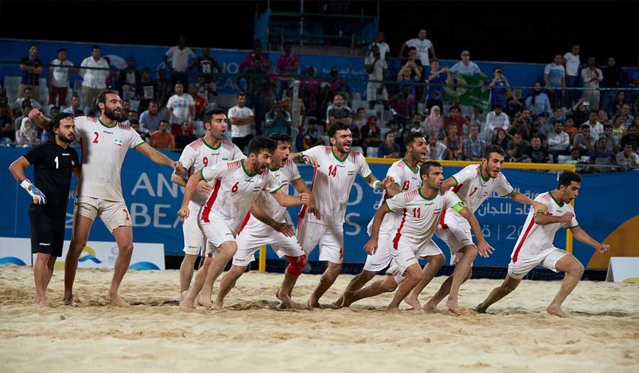 إيران تتأهل لربع نهائي آسيا لكأس الكرة الشاطئية