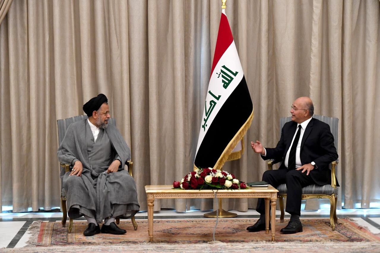 وزير الامن الايراني يلتقى الرئيس العراقي