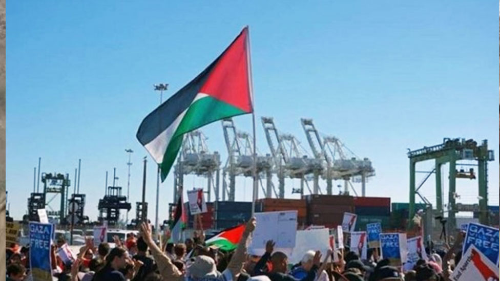 دعمًا لفلسطين.. حملة لمنع تفريغ حمولة سفينة صهيونية في نيوجرسي
