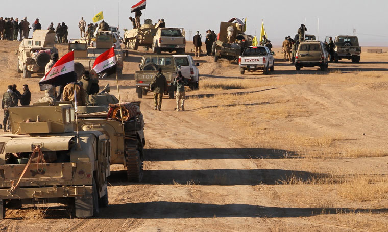 قصف جديد يطال الحشد الشعبي على الحدود العراقية السورية