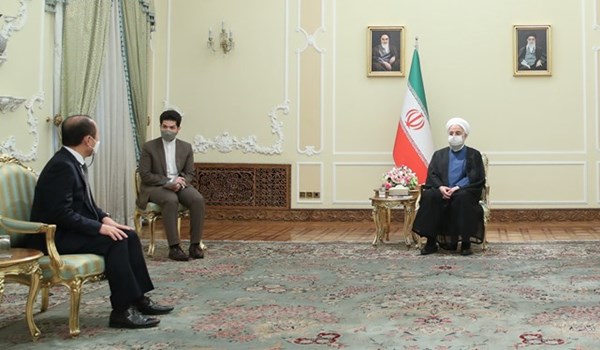 الرئيس روحاني ينتقد كوريا الجنوبية لعدم وفائها بوعودها حول الاصول الايرانية