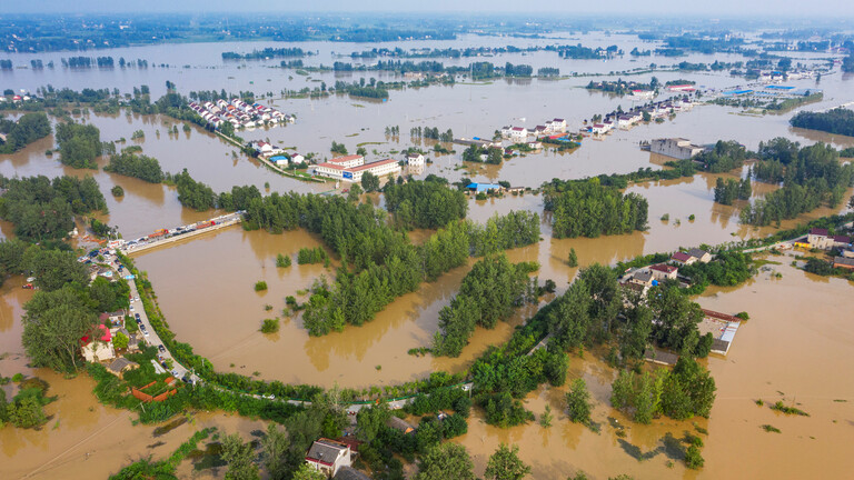 ارتفاع عدد ضحايا الفيضانات في الصين إلى 33 شخصا