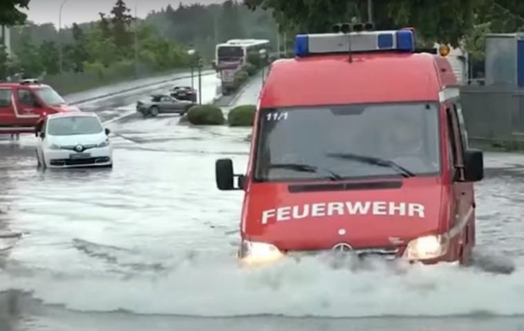 المانيا تحذر من موجة امطار شديدة مجددا