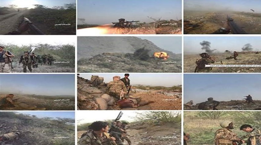 الإعلام الحربي اليمني يوزع مشاهد لعملية هجومية قبالة جبل الدود بمحور جيزان