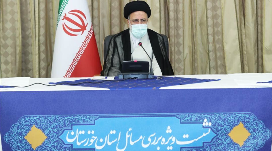 رئيسي يؤكد على اتخاذ اجراءات فورية لحل قضايا خوزستان