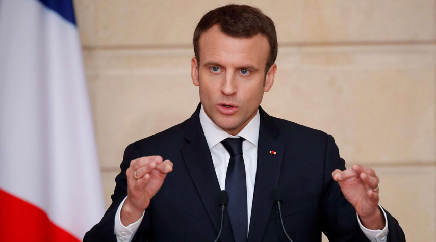 الرئيس الفرنسي يعلق على التظاهرات الحاشدة في البلاد