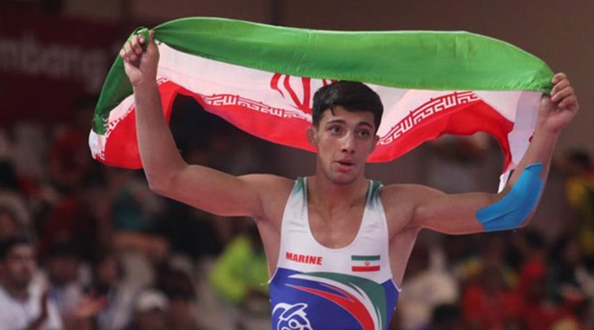 مصارع ايراني يبلغ النهائي في اولمبياد طوكيو 2020