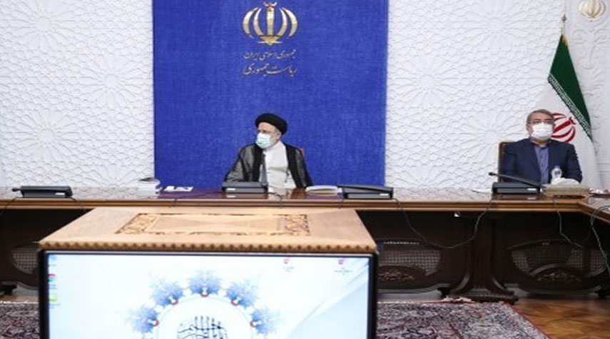 الرئيس الايراني يترأس اجتماع اللجان التخصصية لمكافحة كورونا