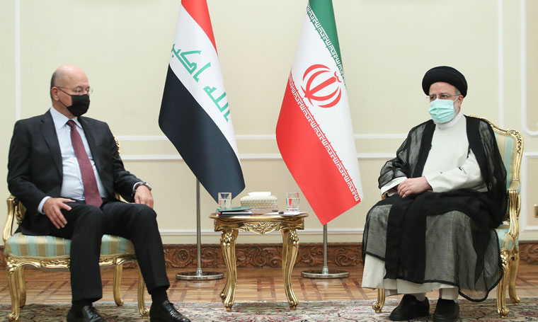 الرئيس الايراني لنظيره العراقي: نريد عراقاً قوياً ومقتدراً