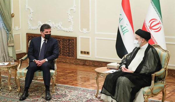 رئيسي: الظروف مهيئة لتقوية العلاقات الإيرانية العراقية