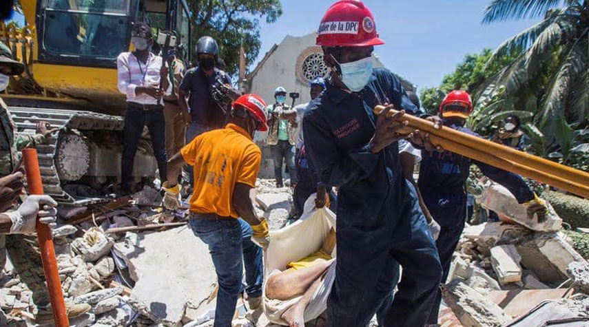 ارتفاع عدد ضحايا زلزال هايتي إلى 1300 شخص