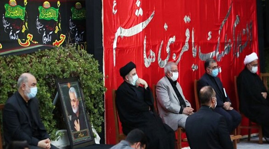 رئاسة الجمهورية الايرانية تقيم مراسم العزاء الحسيني في ليلة العاشر من المحرم 
