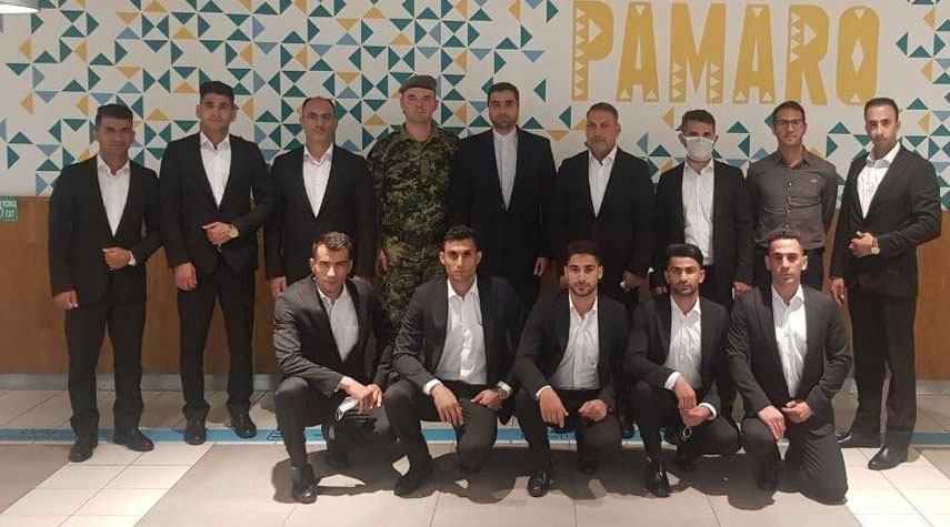 فريق القوات المسلحة الايرانية يصل الى بلغراد للمشاركة في مسابقات دولية