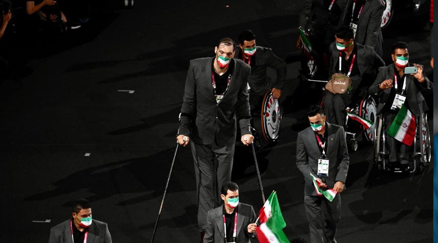 ترحيب بحضور الايراني "مهرزاد" كأطول لاعب في أولمبياد طوكيو للمعاقين