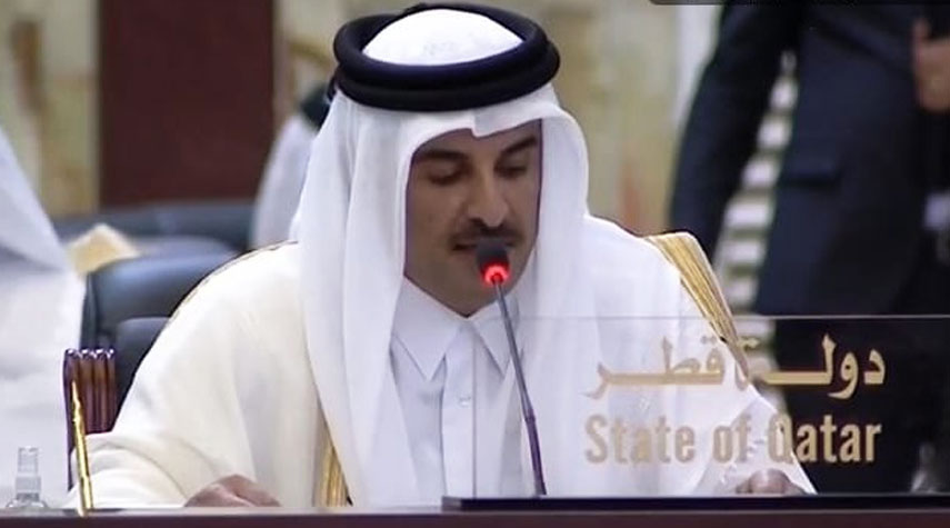 أمير قطر يدعو المجتمع الدولي لتقديم الدعم للعراق