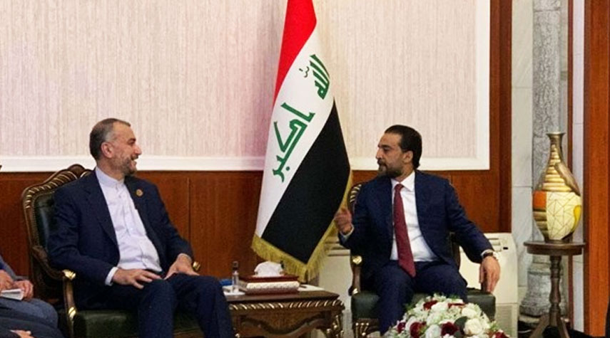 وزير الخارجية الايراني يؤكد دعم طهران لإنتخابات برلمانية مبكرة في العراق