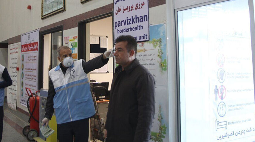إجراء اختبار كورونا للمسافرين العراقيين في معبر برويزخان