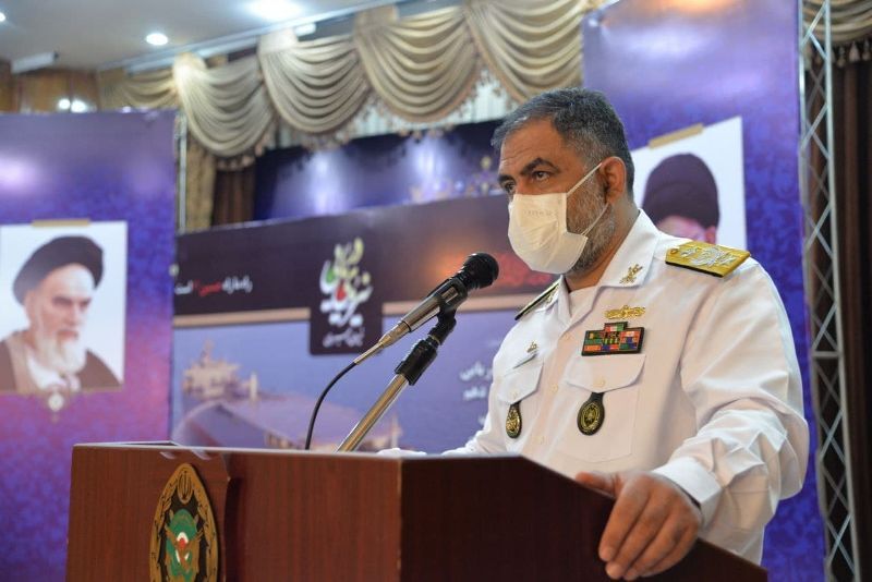 الادميرال ايراني : البحرية الايرانية رفعت راية البلاد في اقصى البحار