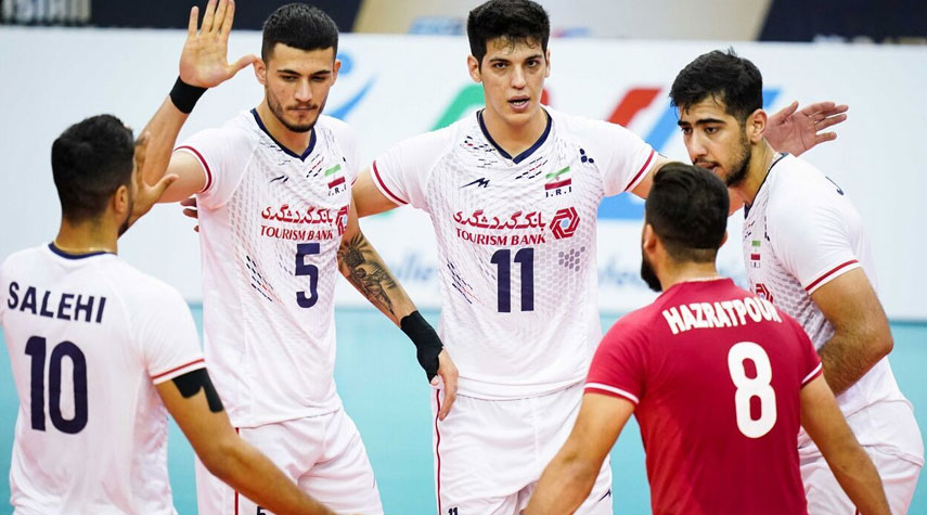 المنتخب الايراني للكرة الطائرة يسجل ثالث فوزه في البطولة الآسيوية