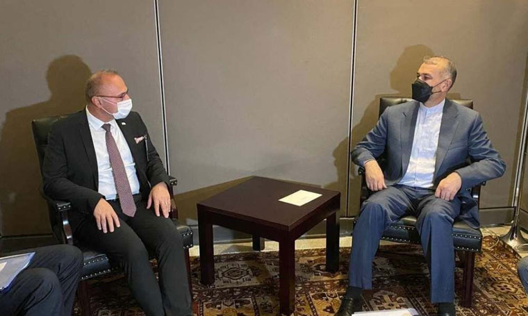 وزيرا الخارجية الايراني والكرواتي يناقشان الاتفاق النووي وتطورات أفغانستان