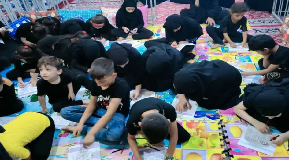 العراق.. برنامج "شموع في طريق رقيّة" للأطفال الزائرين في الأربعين+صور