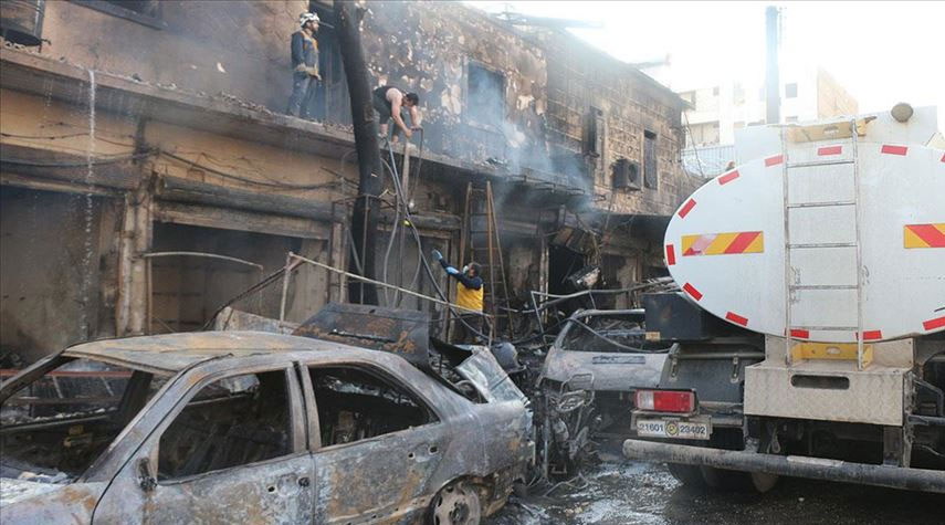 4 قتلى بانفجار سيارة مفخخة في مدينة عفرين السورية