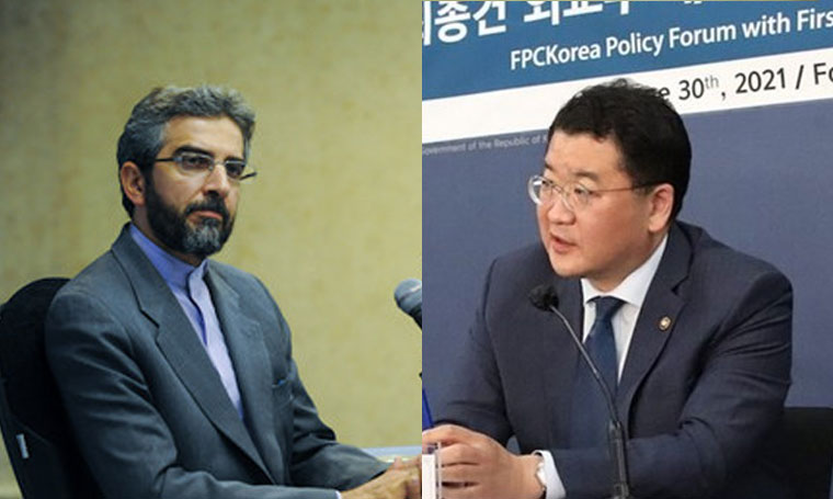محادثات هاتفية بين مساعد الخارجية الايرانية ونظيره الكوري الجنوبي