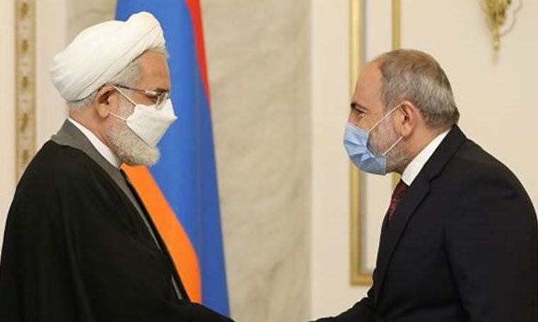 رئيس الوزراء الأرميني يؤكد رغبة بلاده بتطوير العلاقات مع إيران