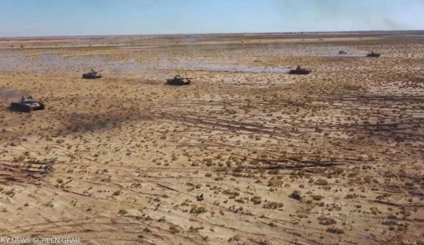 مناورات عسكرية لقوات حفتر في ليبيا