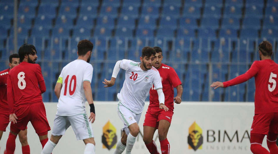 المنتخب الأولمبي الإيراني يفوز على لبنان