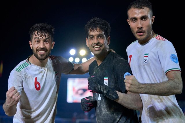 إيران تفوز على اليابان في كأس القارات للكرة الشاطئية