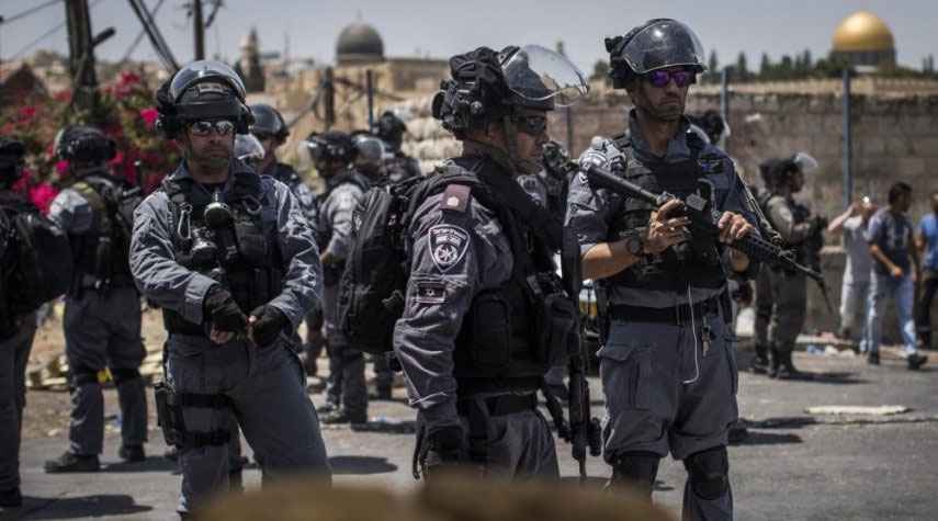 إصابة 4 من ضباط الشرطة الصهيونية خلال مظاهرات للمستوطنين في القدس