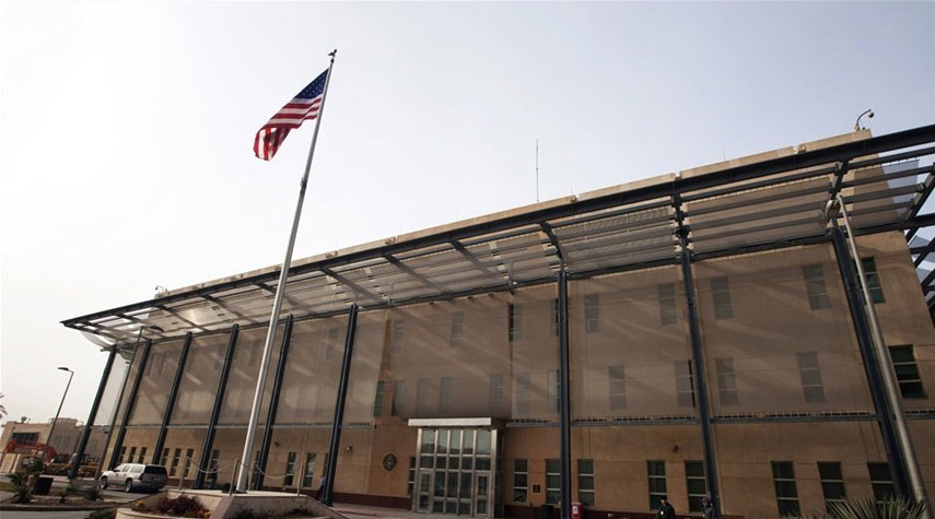 دوي صافرات الإنذار في السفارة الامريكية وسط بغداد